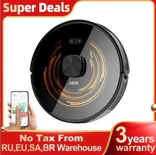 ABIR X9 Robot Vacuum – Vacuum & Mop with Smart Laser Navigation and Strong Suction