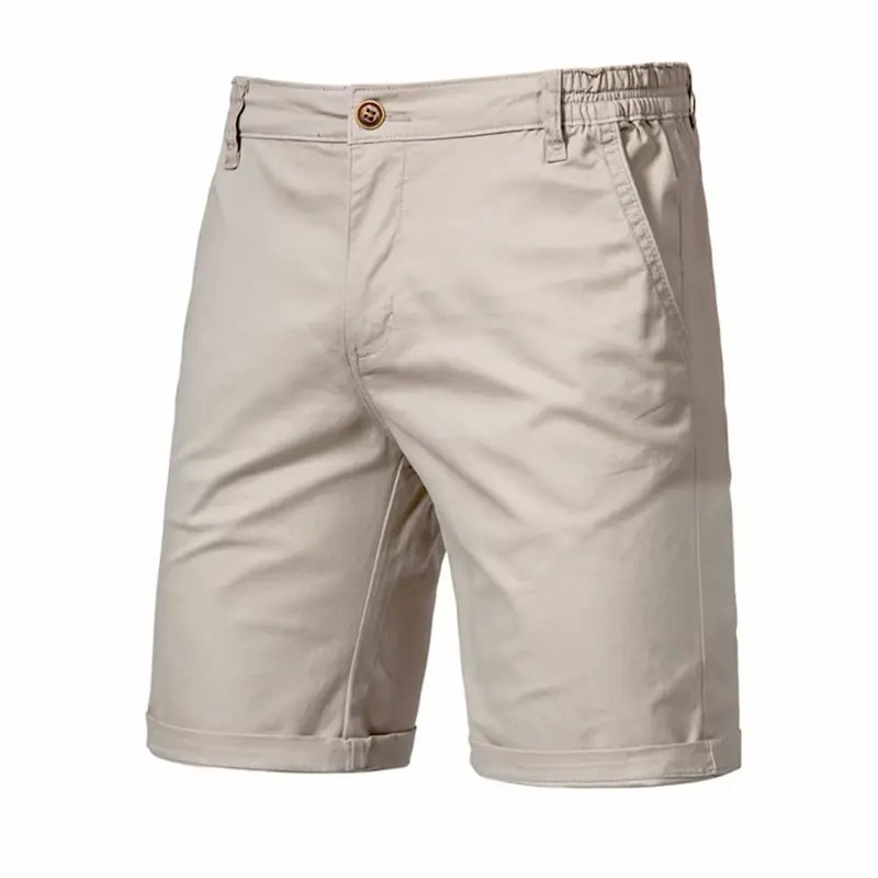 AIOPESON Men's 100% Cotton Bermuda Shorts