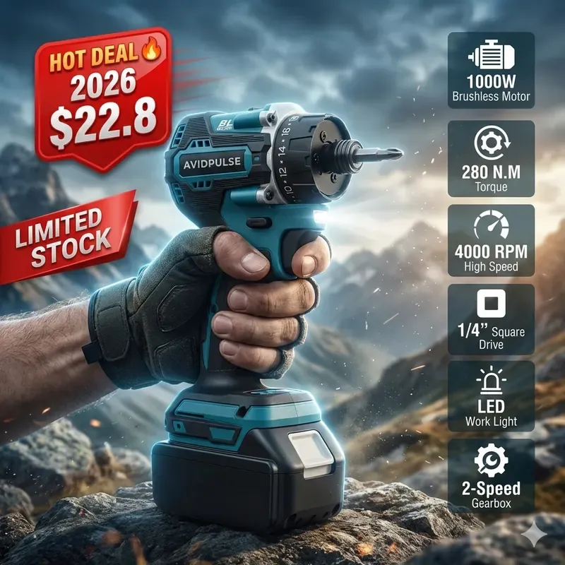 AvidPulse 20+1 Cordless Impact Drill