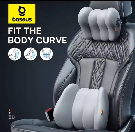 Baseus Ergonomic Neck Pillow – Reduces Strain and Fatigue on Long Drives