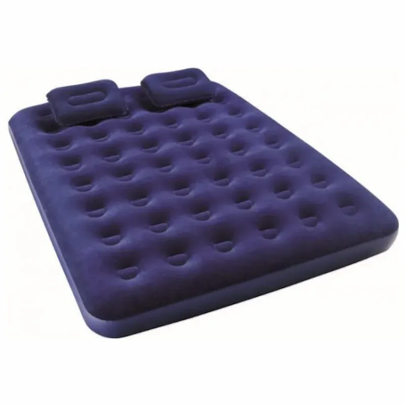 מזרון זוגי BESTWAY 203×152×22 עם זוג כריות – כולל משאבת ניפוח ידנית