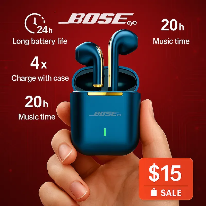 J18 Bluetooth Earbuds – Great for Car, Calls and Daily Use