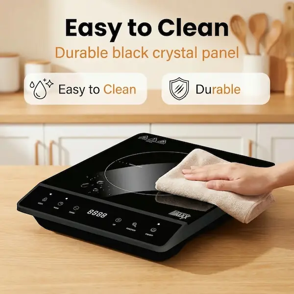 Electro Max 2000W Portable Induction Cooktop 2