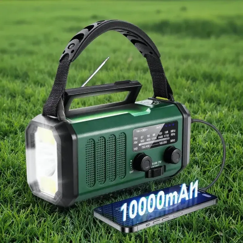 Solar Emergency Radio 10000mAh