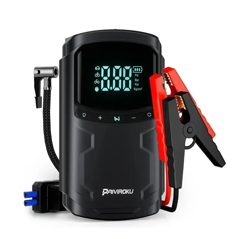 5000A Car Jump Starter with Air Compressor