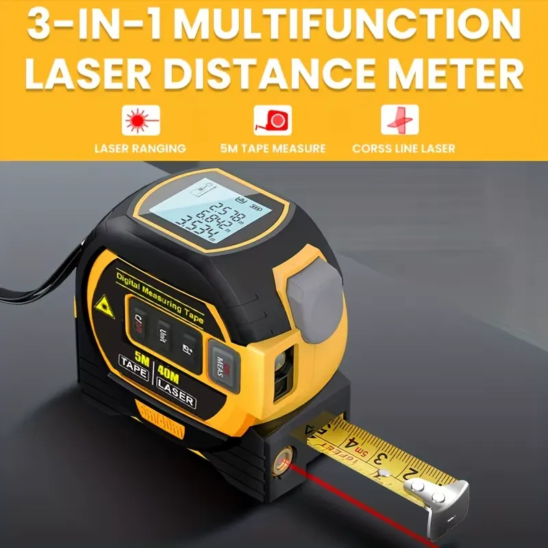 3-in-1 Digital Laser Distance Meter
