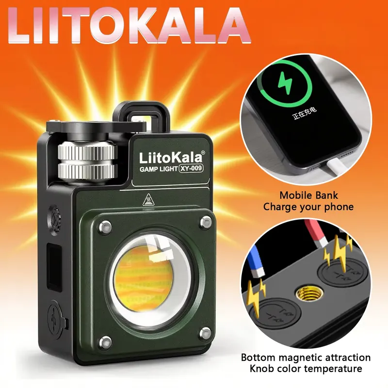 LiitoKala Camp Light XY-009 — 3500 Lumen + Power Bank