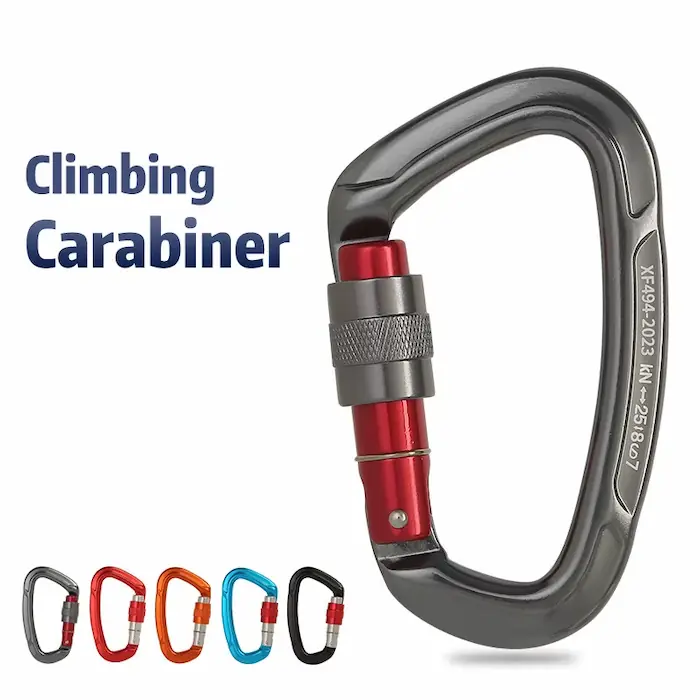 Professional 25kN Aluminum Climbing Carabiner