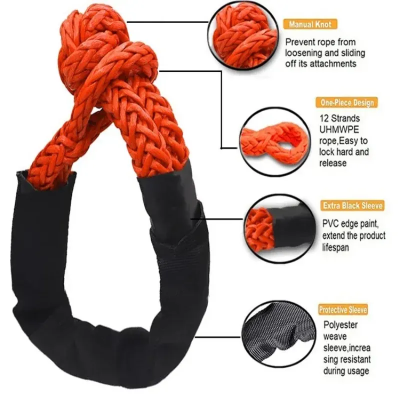 Soft Shackle 41,000LB — Synthetic Recovery Rope