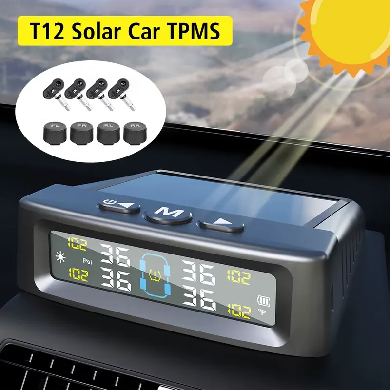 Solar TPMS – Tire Pressure & Temperature Monitor