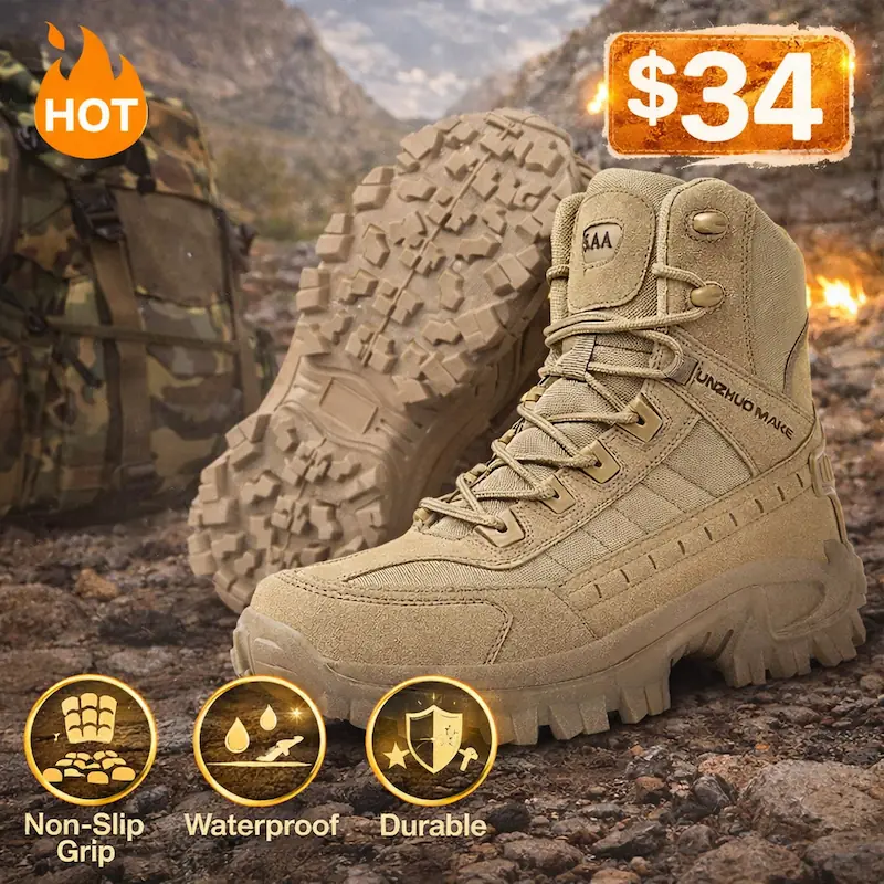Tactical Outdoor Boots – Durable, Comfortable and Ready for Daily Use