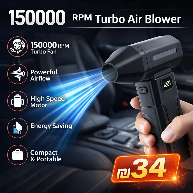 X8 Brushless Turbo Air Blower – 150000RPM